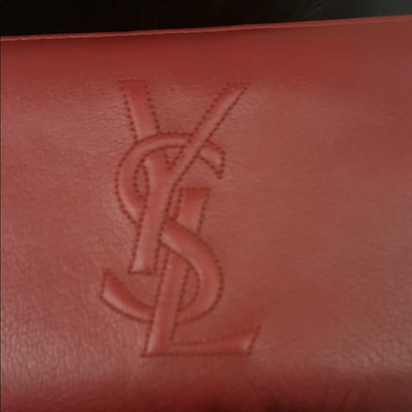 YSL Red Leather Wallet - Picture 9 of 10